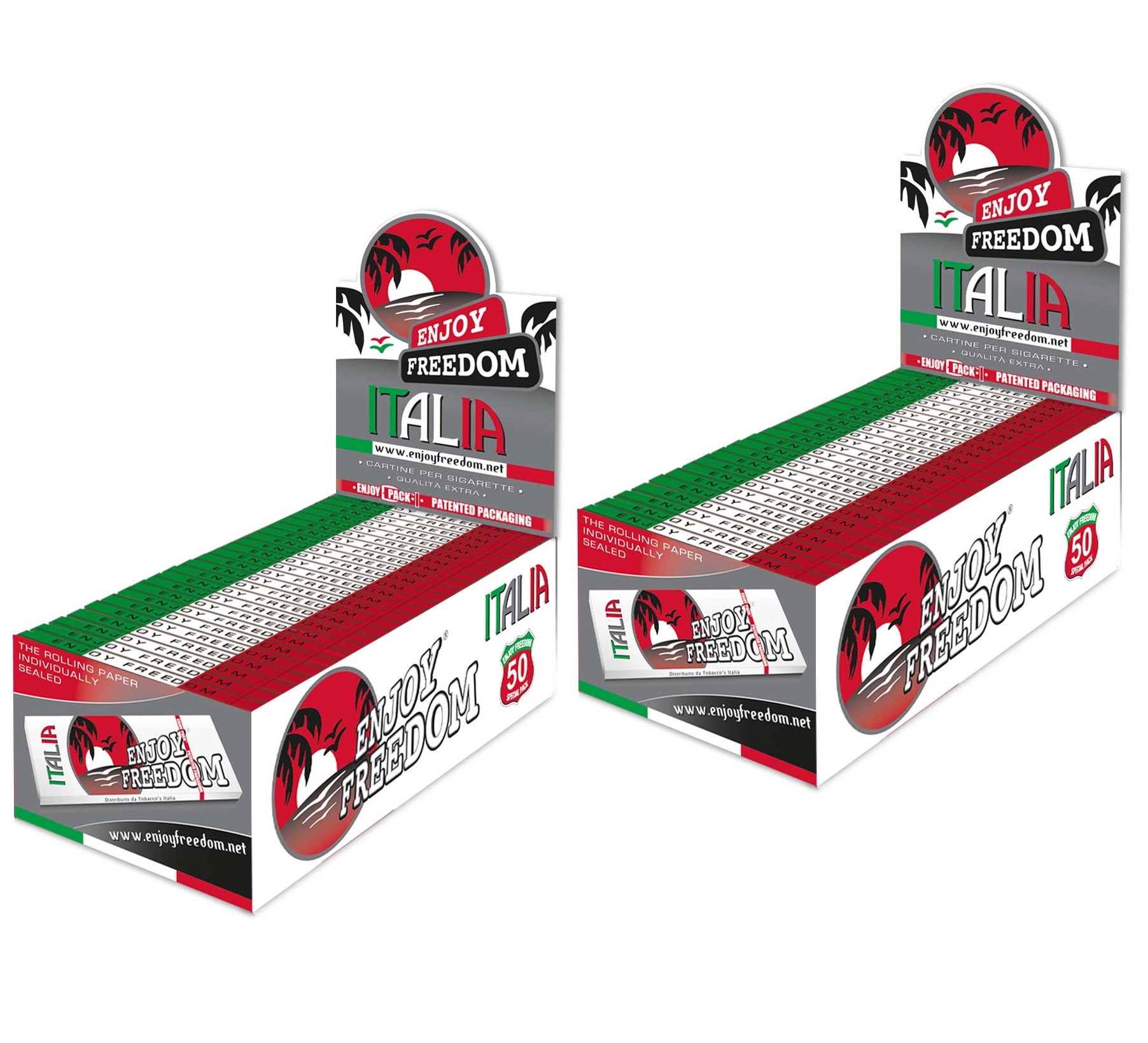 Cartine ENJOY FREEDOM CORTE 50 pz Small Size ITALIA 1 Box