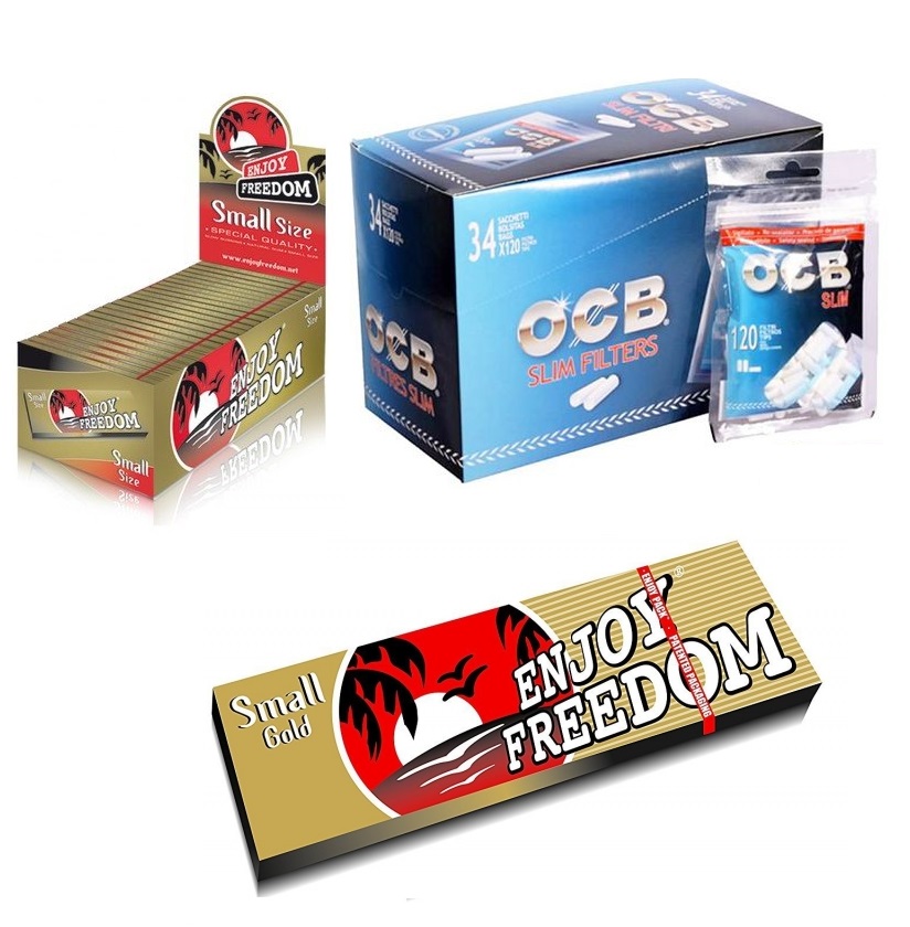 Cartine ENJOY FREEDOM CORTE 50 pz Small Size ITALIA 1 Box